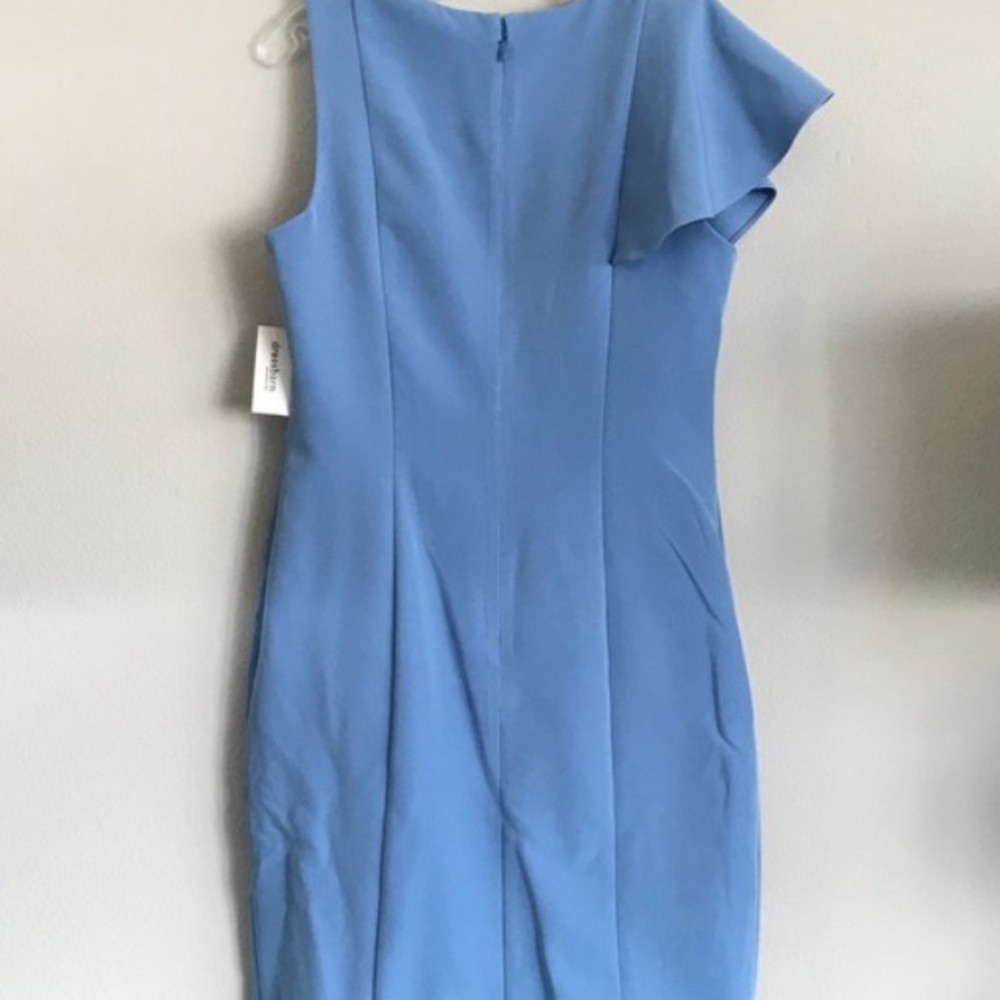 Baby Blue Ruffel Dress - Picture 2 of 3